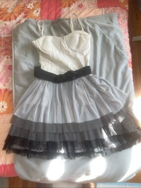 Steve Madden Light Gray Bustier Tank